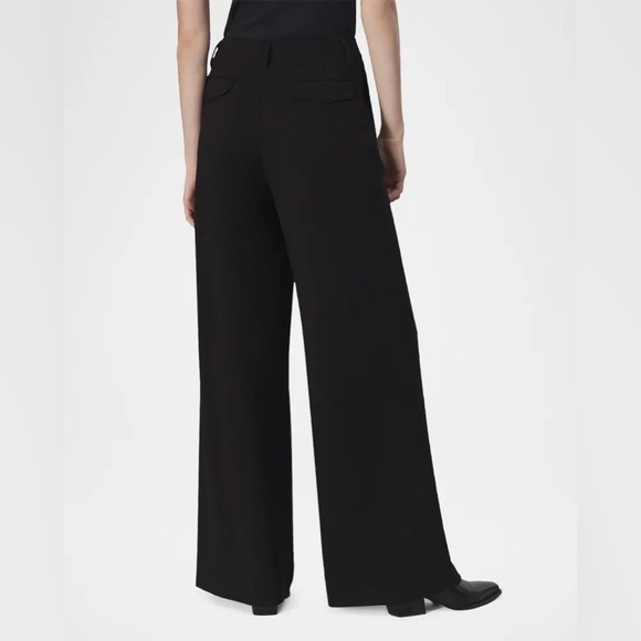 New rag & bone Sofie Ponte Wide-Leg Pants Black - Picture 11 of 16